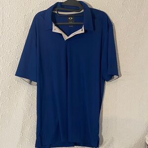 Oakley Men's Deep Blue Polo Shirt Regular Fit. Golf and Performance Activities
